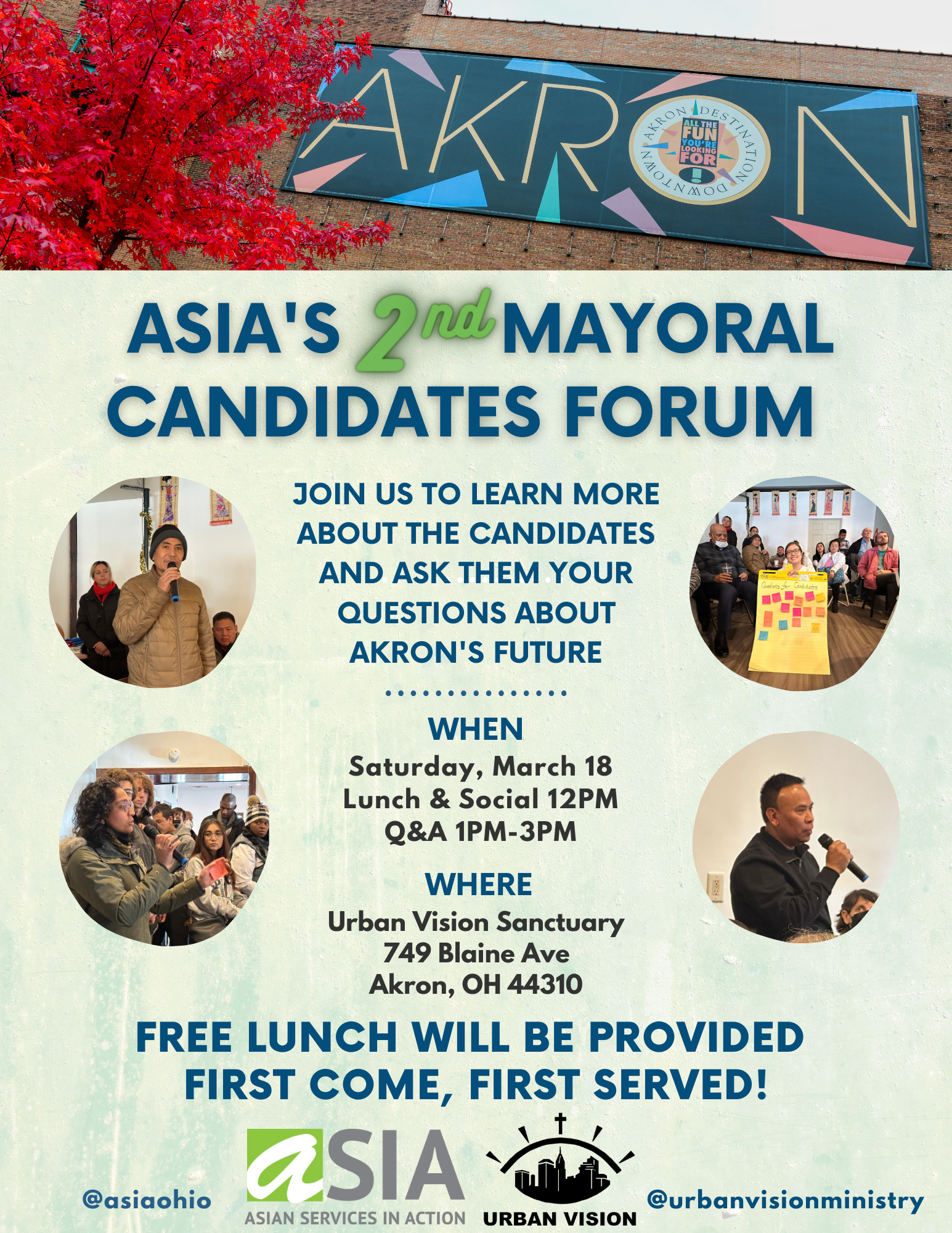 ASIA 2nd mayoral candidate flyer